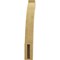 Ekena Millwork 3-inch W x 18-inch D x 24-inch H Lafayette Rough Cedar Woodgrain TimberThane Knee Brace, Primed BRCUR03X18X24LFTRCPR - alternate 2